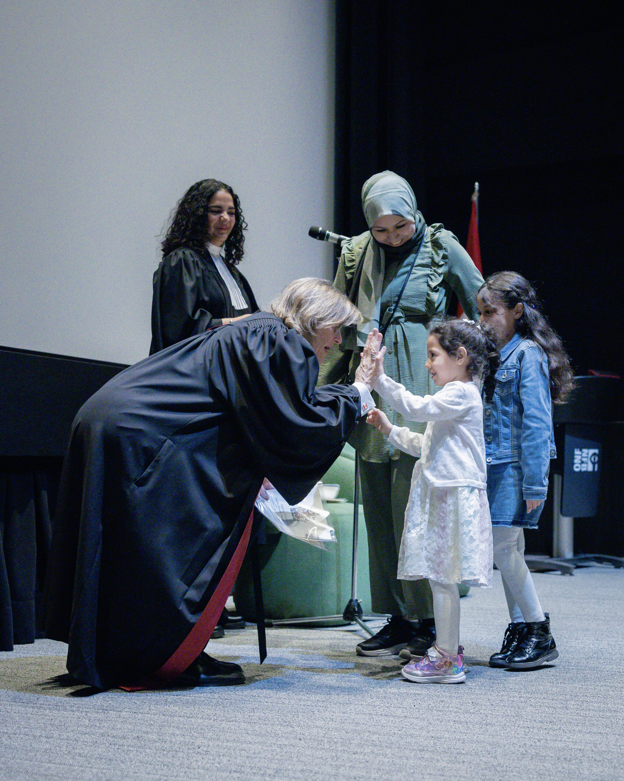 Enhanced citizenship ceremony at National Film Board of Canada, Montréal, QC